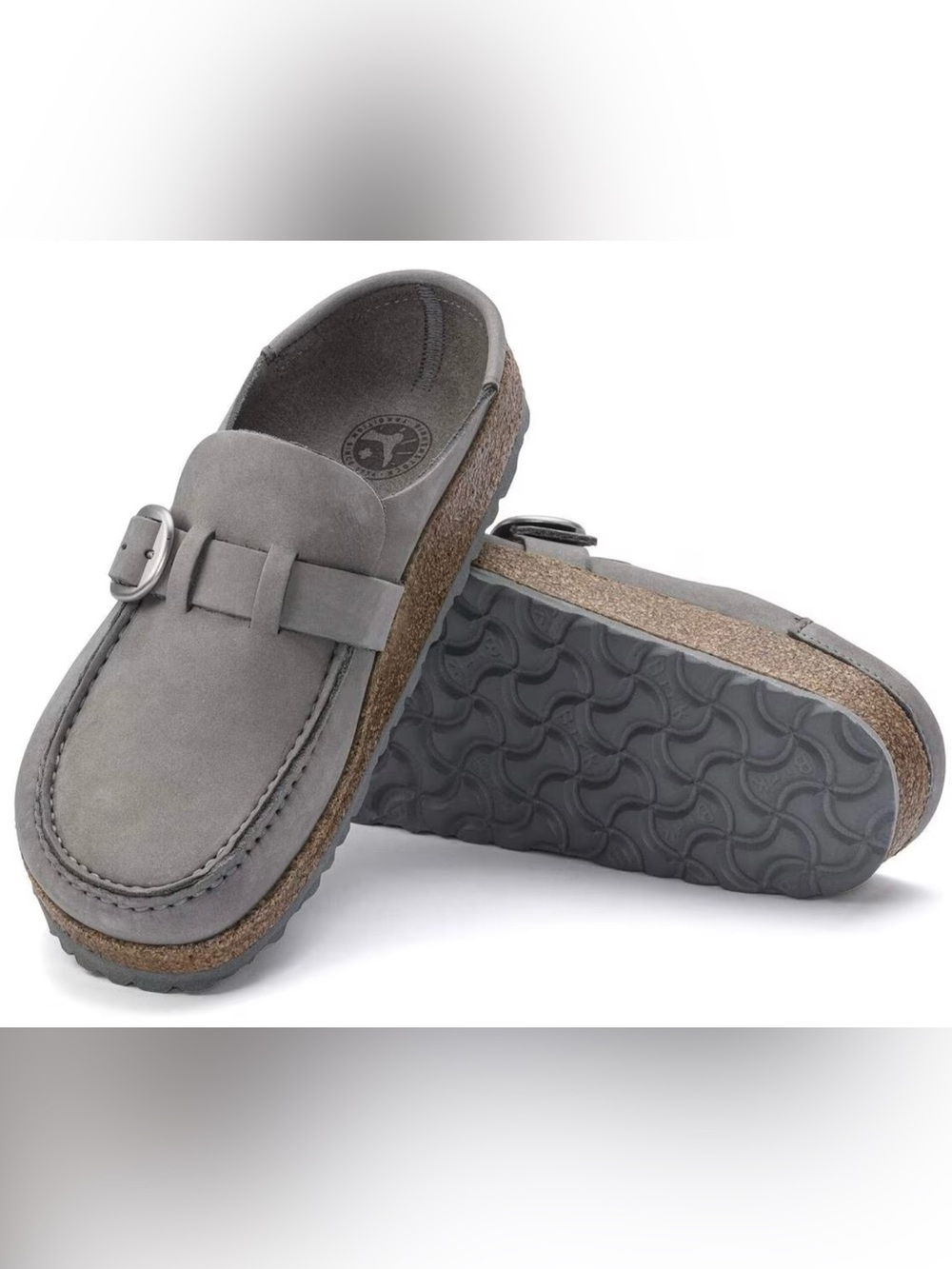 NWT | Birkenstock | Buckley Nubuck Leather Clog | Dove Grey | Women’s 39 / 8-8.5